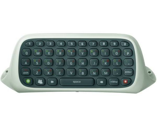 Chat Pad Keyboard | White - Xbox 360