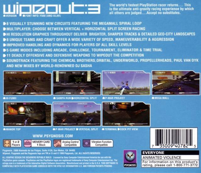 Wipeout 3 - PS1