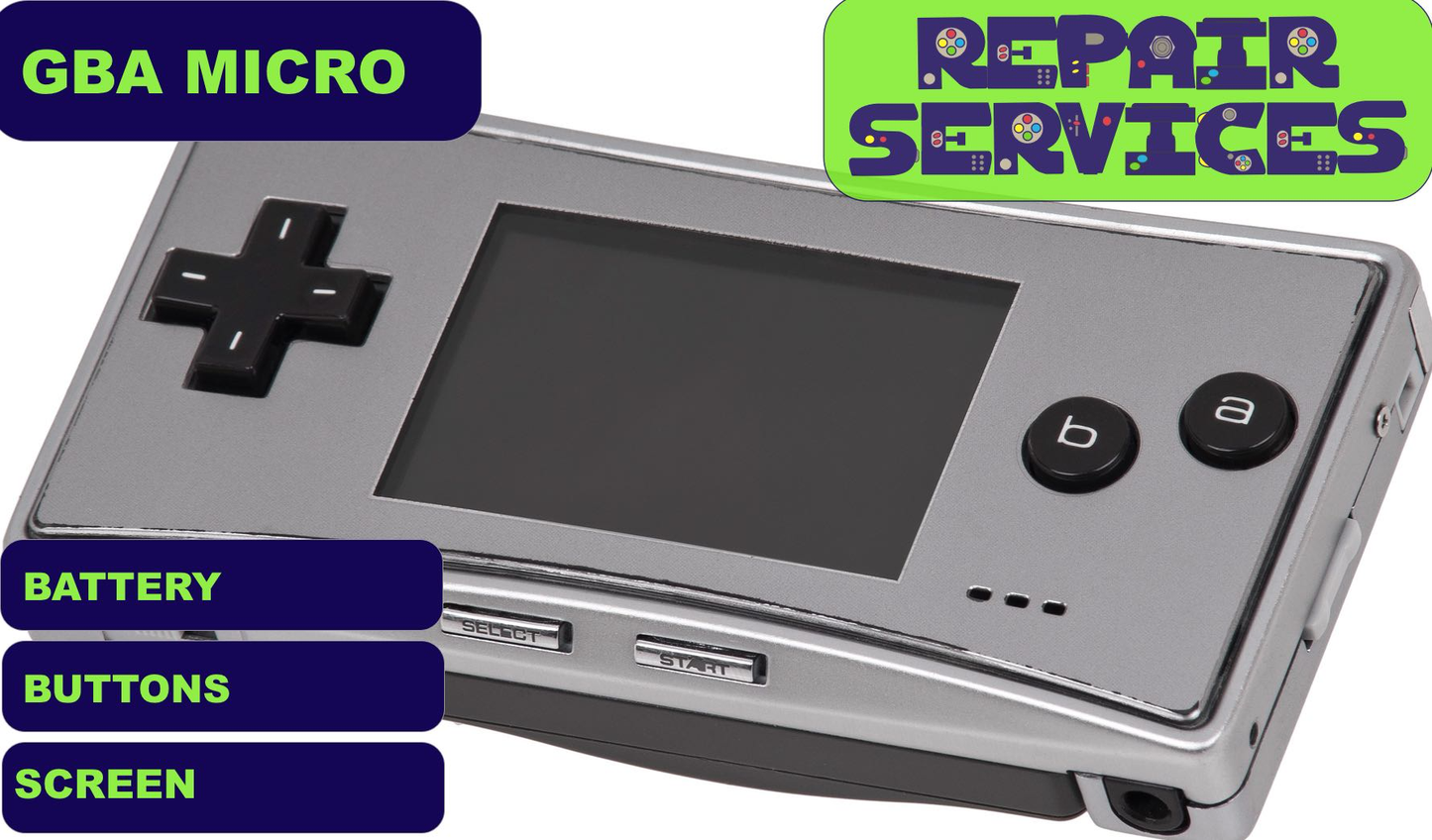 Gameboy Micro Console Repair - Website Repair Service