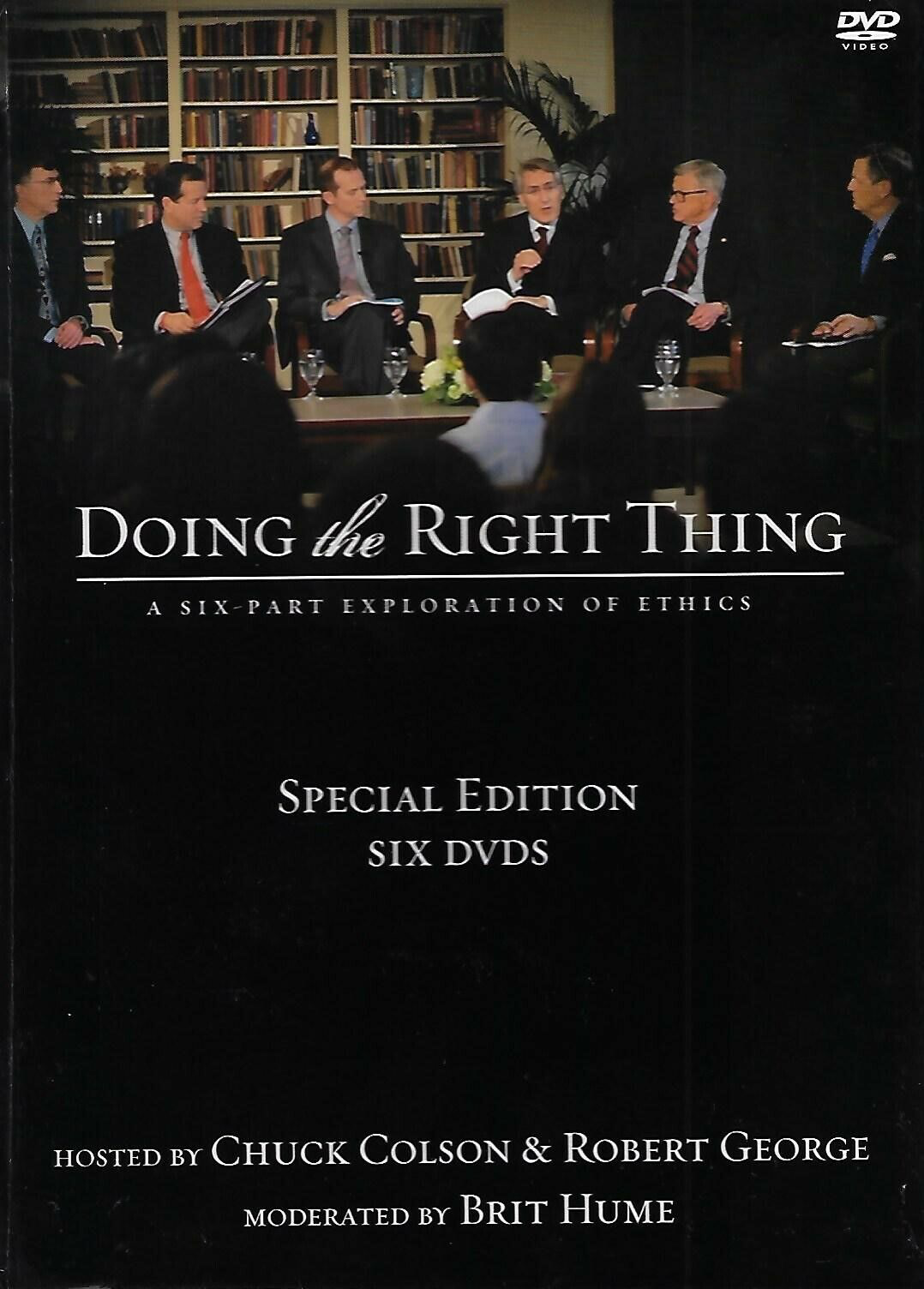 Doing the Right Thing; A Six-Part Exploration of Ethics - DVD