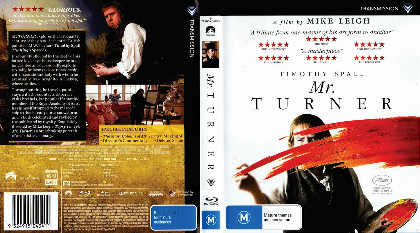 Mr. Turner - Blu-ray Drama 2014 R