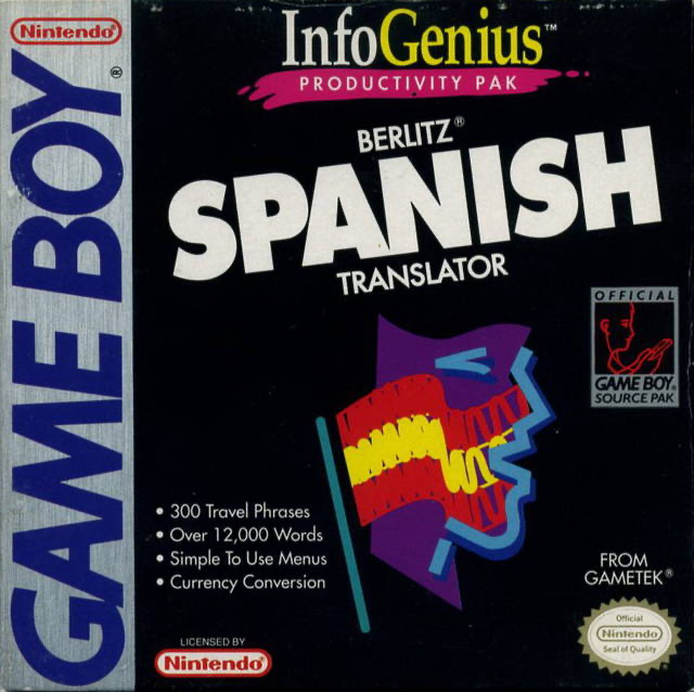 Infogenius Spanish Language Translator - Game Boy