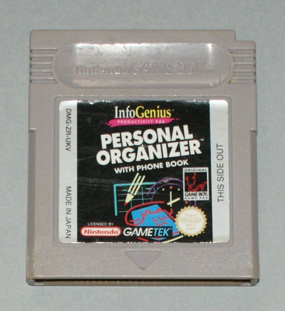 Infogenius Personal Organizer - Game Boy