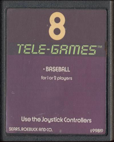 Baseball (Tele-Games 6-99819) - Atari 2600