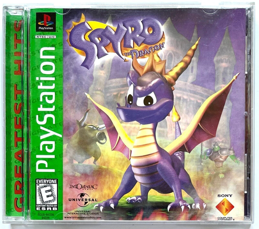Spyro the Dragon Greatest Hits - PS1
