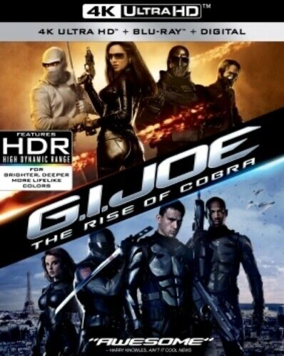 G.I. Joe: The Rise Of Cobra - 4K Blu-ray Action/Adventure 2009 PG-13
