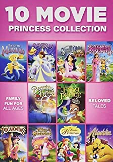 10 Movie Princess Collection: The Little Mermaid / Cinderella / Snow White / Sleeping Beauty /... - DVD