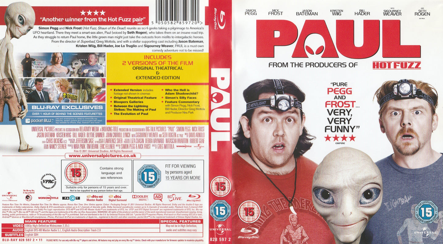 Paul - Blu-ray Comedy 2011 R