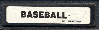 Super Challenge Baseball (White "Baseball" Label) - Atari 2600