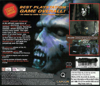 Resident Evil: Director's Cut - PS1