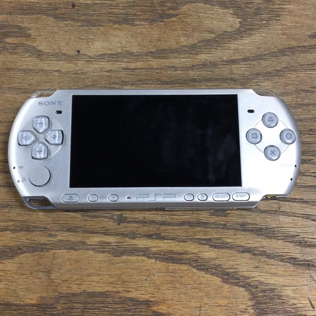 Console System PSP 3000  Silver Used For Sale Retro Game