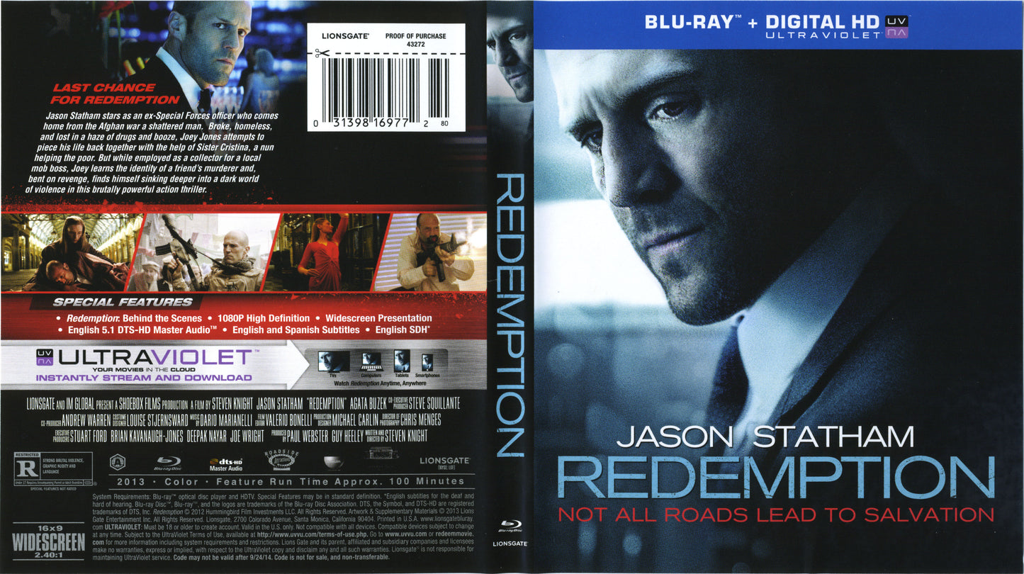 Redemption - Blu-ray Action/Adventure 2013 R