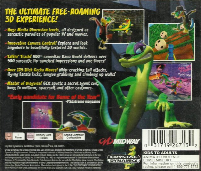 Gex 3D: Enter the Gecko - PS1