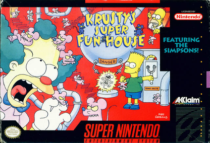 Krusty's Super Fun House (The Simpsons) - SNES