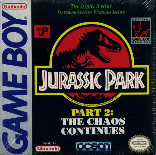 Jurassic Park Part 2: The Chaos Continues - Game Boy
