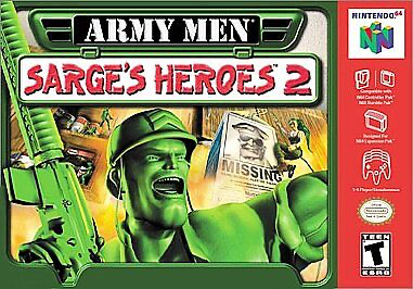 Army Men Sarge's Heroes 2 (Green Cartridge) - N64