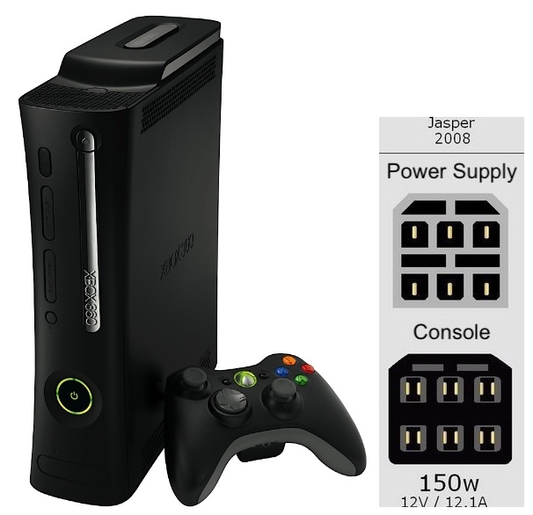 Console System | Fat Model - Black Elite (Jasper) - Xbox 360