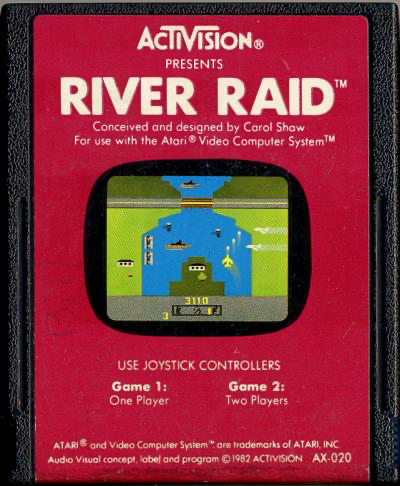 River Raid (Pink Label) - Atari 2600