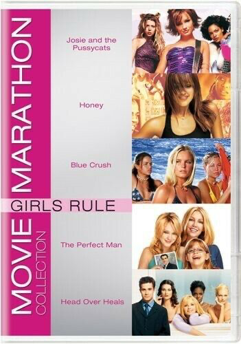 Movie Marathon Collection: Girls Rule: Josie And The Pussycats / Honey / Blue Crush / The Perfect Man / Head Over Heals - DVD