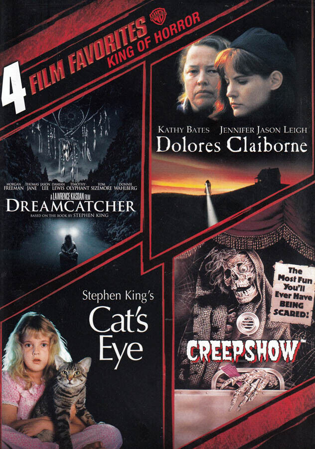 4 Film Favorites: King Of Horror: Dreamcatcher / Dolores Claiborne / Stephen King's Cat's Eye / Creepshow - DVD