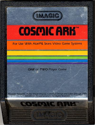Cosmic Ark (Text Label) - Atari 2600