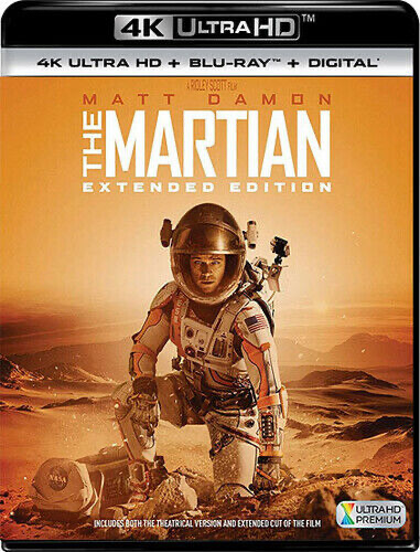 Martian, The - Extended Edition - 4K Blu-ray Drama/SciFi 2015 PG-13