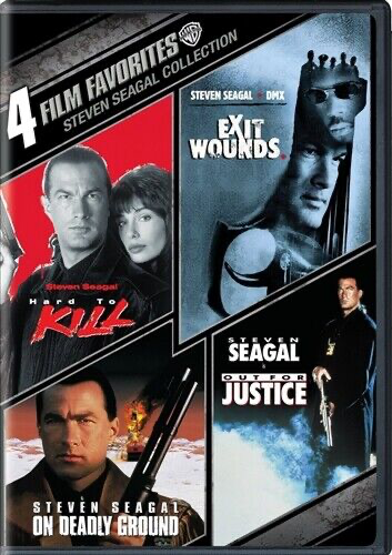 4 Film Favorites: Steven Seagal Action: Hard To Kill / Exit Wounds / On Deadly Ground / Out For Justice - DVD