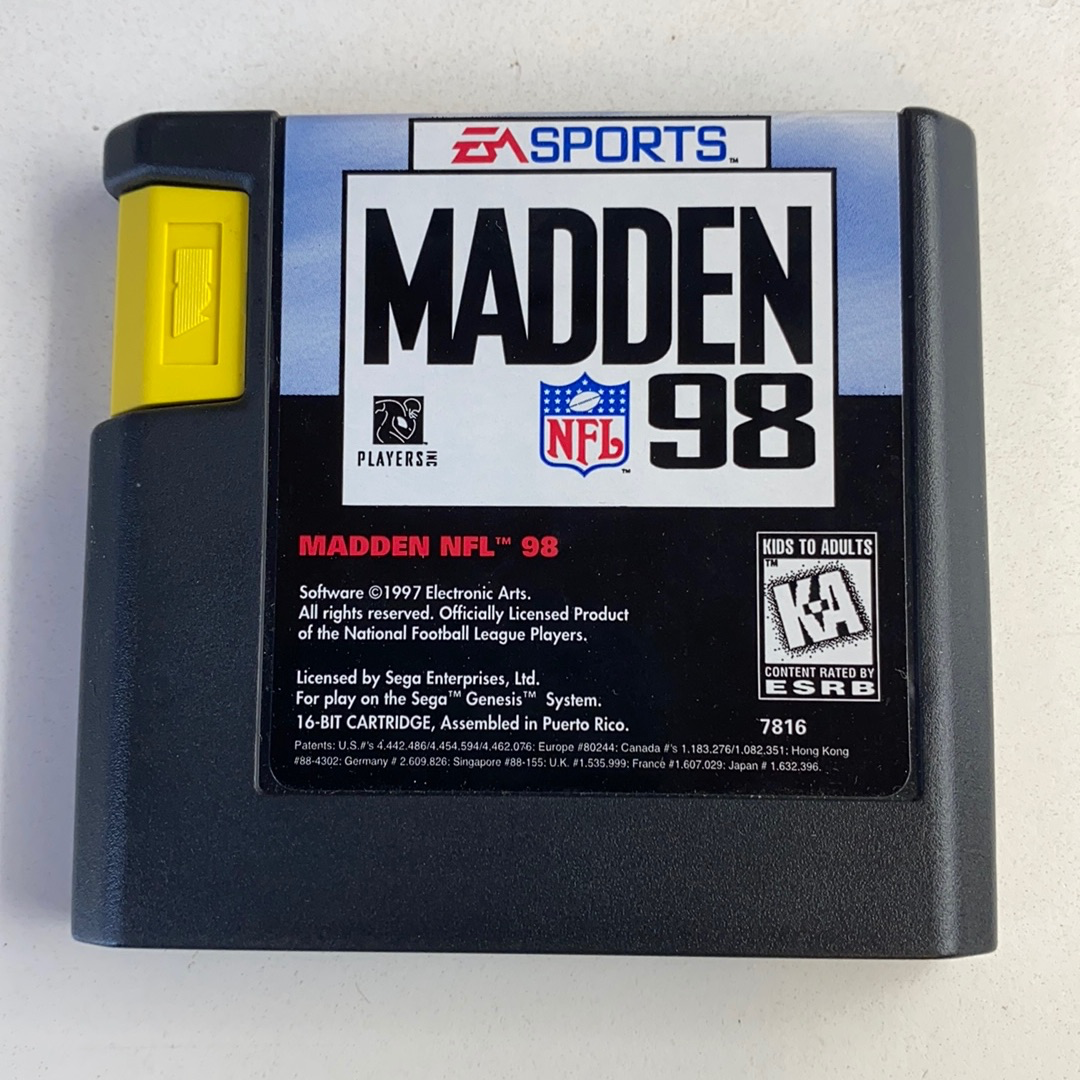 Madden NFL '98 - Genesis