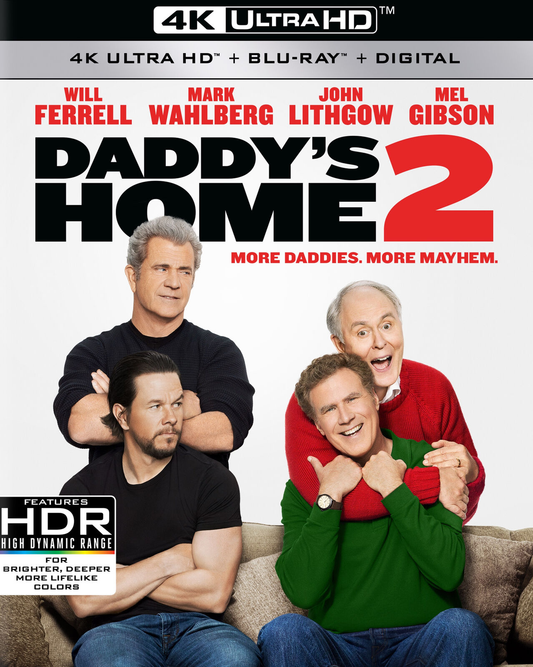 Daddy's Home 2 - 4K Blu-ray Comedy 2017 PG-13