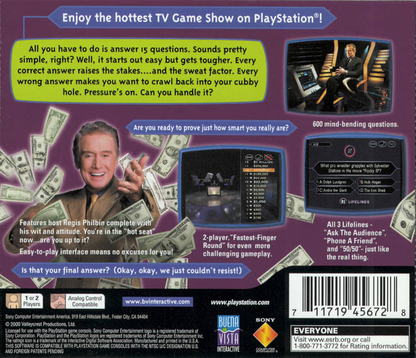 Who Wants To Be A Millionaire: 2nd Edition - PS1