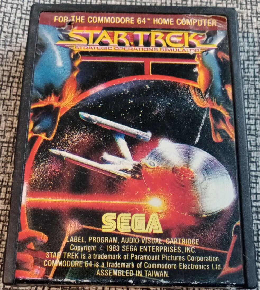 Star Trek Strategic Operations Simulator - Commodore 64