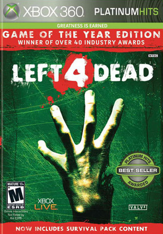 Left 4 Dead: Game of the Year Edition - Platinum Hits - Xbox 360