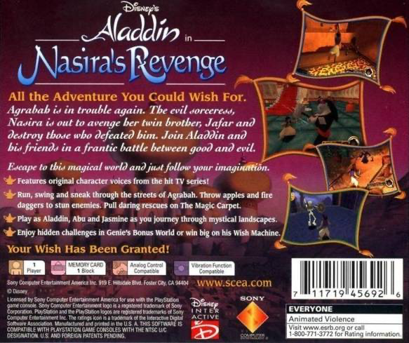 Aladdin: Nasira's Revenge - PS1