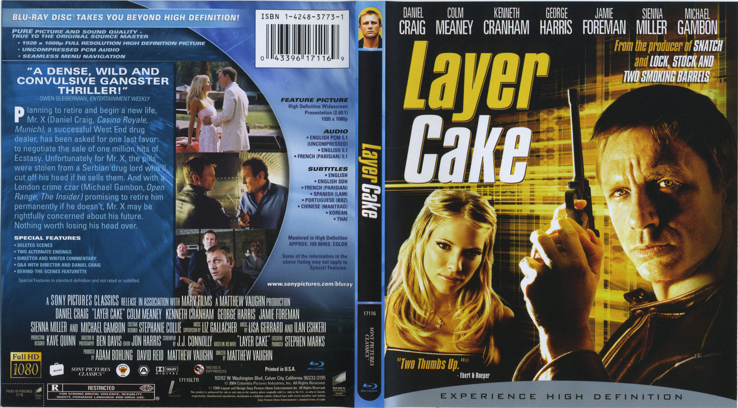 Layer Cake - Blu-ray Action/Adventure 2004 R