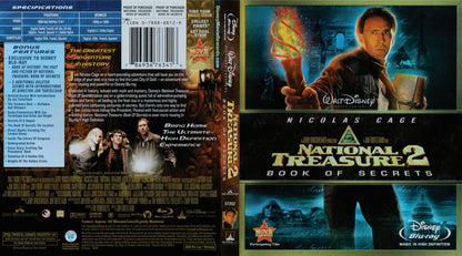 National Treasure 2: Book Of Secrets - Blu-ray Action/Adventure 2007 PG