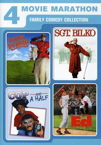 4 Movie Marathon: Family Comedy Collection: Dudley Do-Right / Sgt. Bilko / Cop And A Half / Ed - DVD