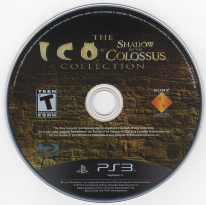 The Ico & Shadow of the Colossus Collection Playstation 3 PS3 Used