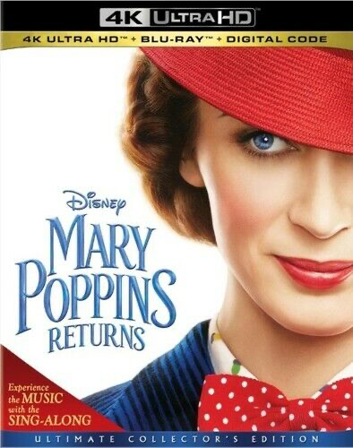 Mary Poppins Returns - 4K Blu-ray Family 2018 PG