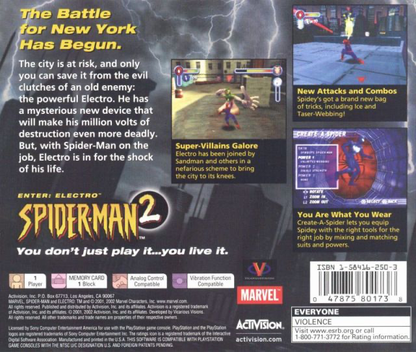 Spiderman 2: Enter Electro - Greatest Hits - PS1