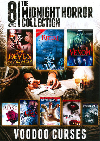 8-Film Midnight Horror: Voodoo Curses: Ritual / Venom / Bleeding Rose / Witchcraft 13: Blood Of The Chosen / ... - DVD