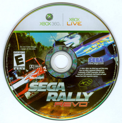 Sega Rally: Revo - Xbox 360