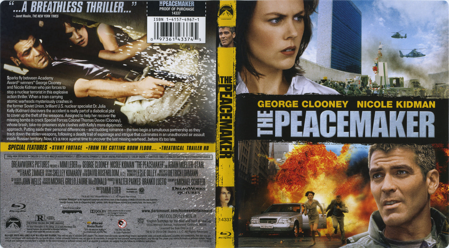 Peacemaker - Blu-ray Action/Adventure 1997 R