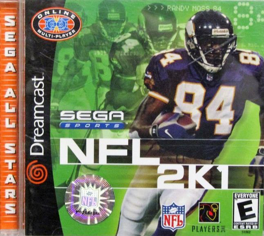 NFL 2K1 - Sega All Stars - Dreamcast