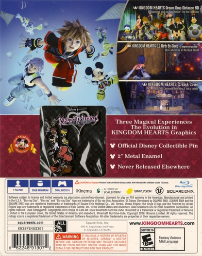 Kingdom Hearts HD 2.8 Final Chapter Prologue - Limited Edition - PS4