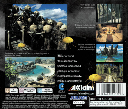 Riven: The Sequel to Myst - PS1