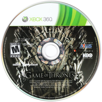 Game of Thrones - Xbox 360