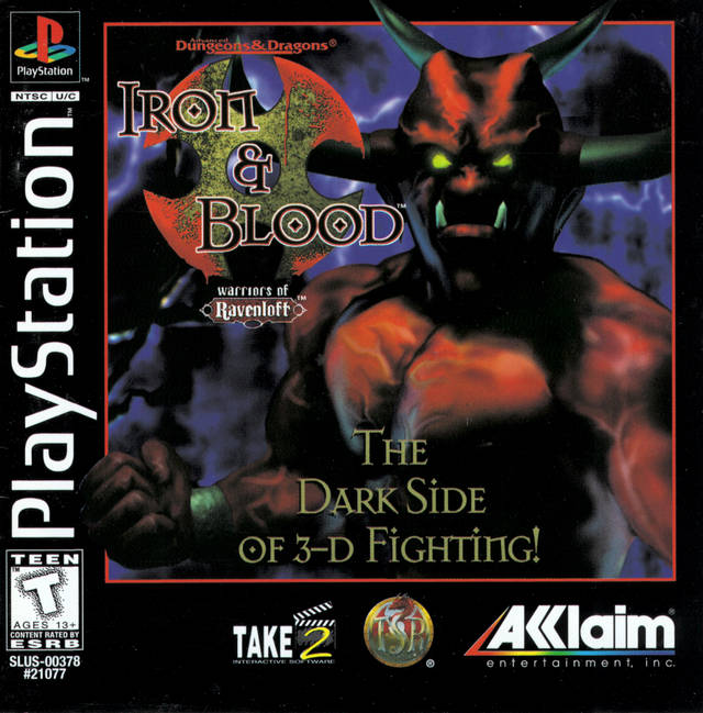 Advanced Dungeons and Dragons: Iron and Blood - PS1