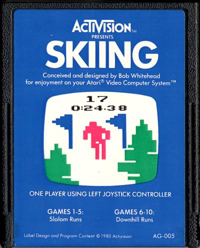 Skiing (Picture Label) - Atari 2600