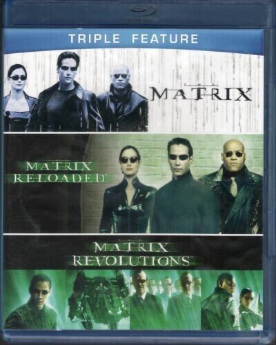 Matrix (Warner Brothers/ Blu-ray) / Matrix Reloaded  / Matrix Revolutions (Blu-ray) - Blu-ray SciFi VAR R
