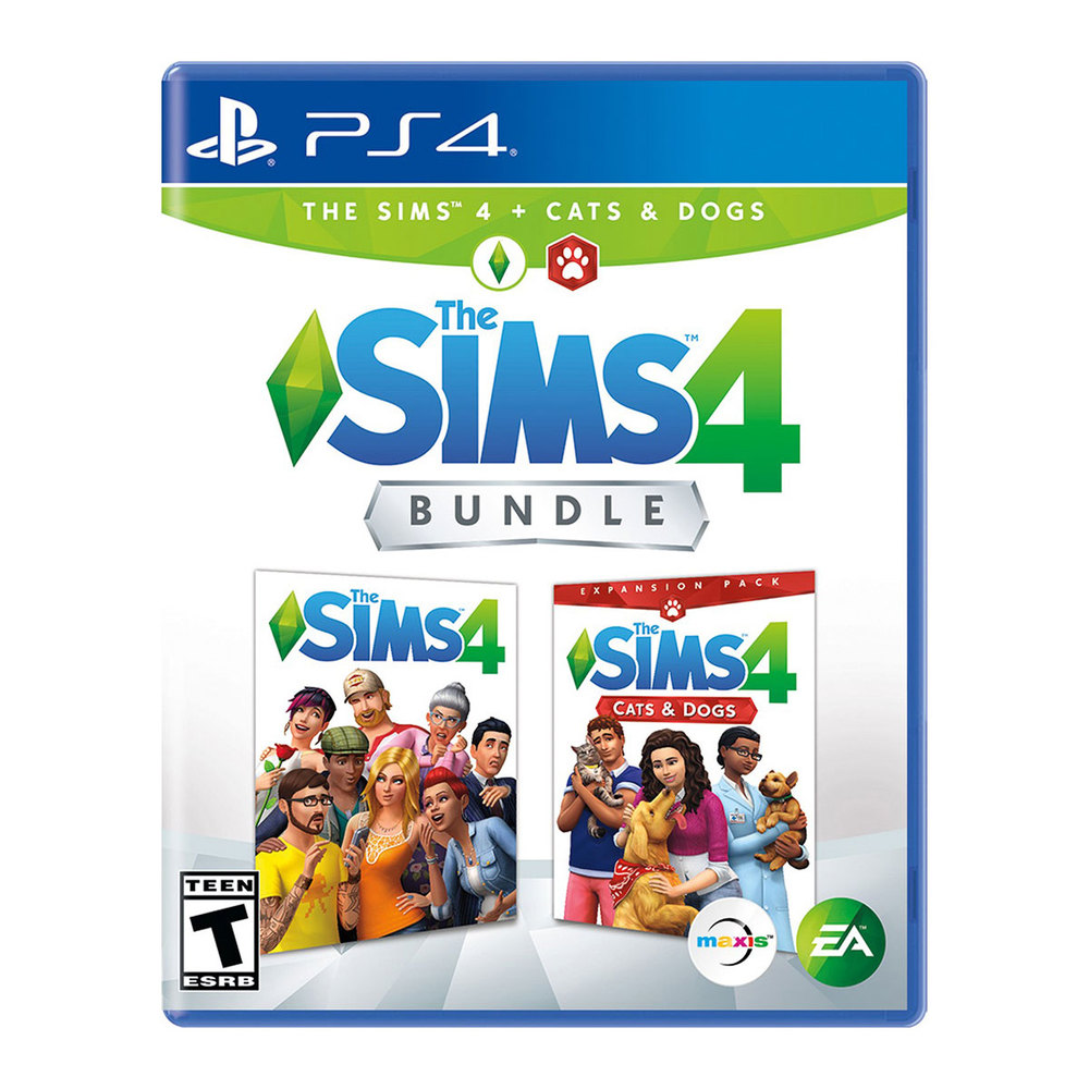 Sims 4, The + Cats and Dogs Bundle - PS4